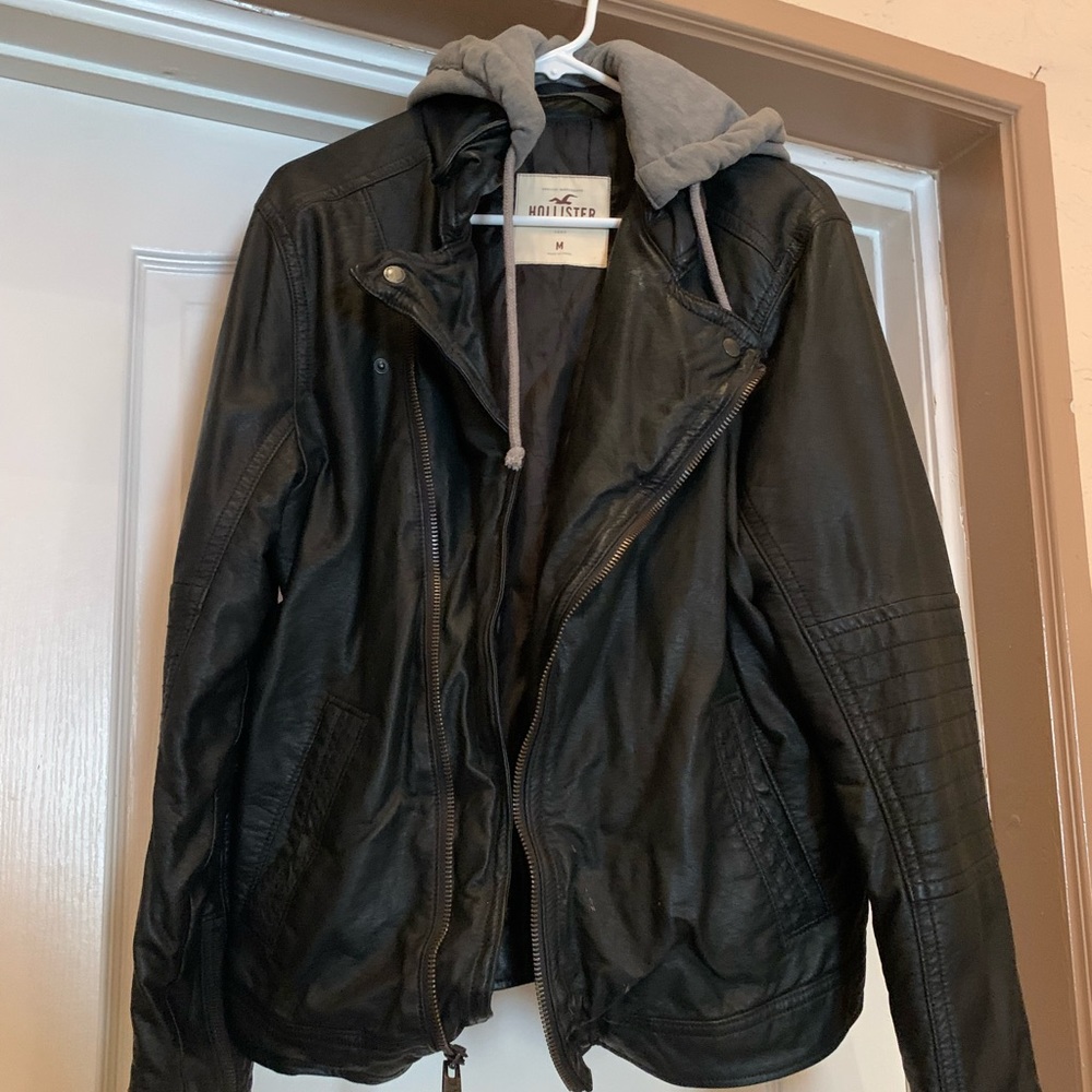 Men’s Hollister Faux Leather Jacket